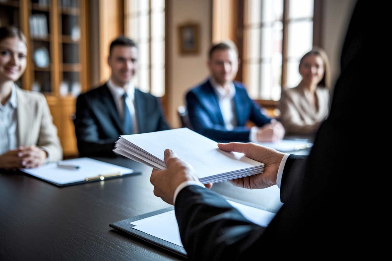 bureau-notaire-enveloppes-personnes-boiserie