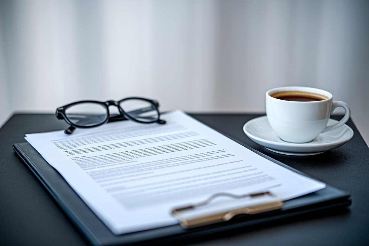 document-officiel-lunettes-tasse-cafe