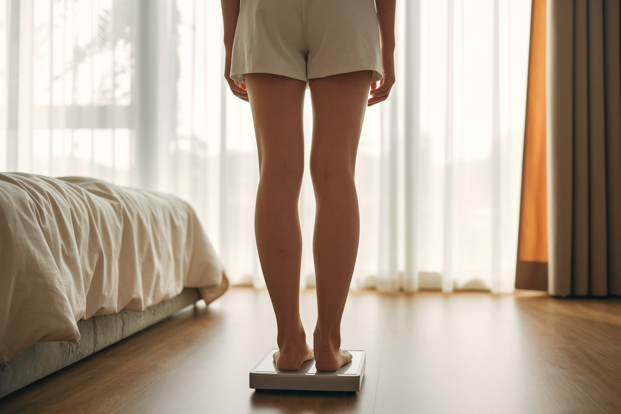 personne-dos-balance-chambre-lumineuse